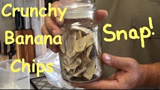 Tips On How to get Crunchy Banana Chips in Dehydrator [upl. by Eudocia]