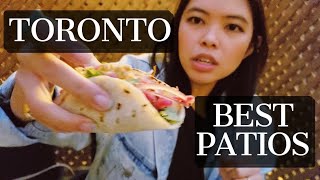 The Best Patios for Eating Out Toronto Food Series [upl. by Aikram]