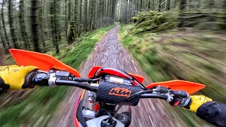 Can The KTM 150 Ride In Extreme Conditions  Hard Enduro First Ride [upl. by Amalbena]