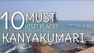 Top 10 Tourist Places In Kanyakumari  TamilNadu [upl. by Rimisac415]