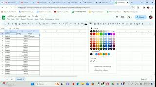 How to Create Dropdown in Google Sheets googlesheets [upl. by Imaj]