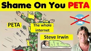 PETA Insults Steve IrwinAnd The Internet Got His Back RIP Steve Irwin [upl. by Geilich203]