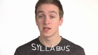 Whats a Syllabus [upl. by Ben]