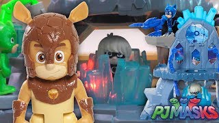 PJ Masks Fortress Traps Romeo with Armadylan Toy [upl. by Yeoj]