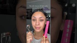 The only lash curler amp mascara you need tweezerman maybelline lashes longlashes viral fyp [upl. by Enrak]