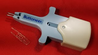 Buttoneer NoSew Button Attachment Tool Review [upl. by Eirak]