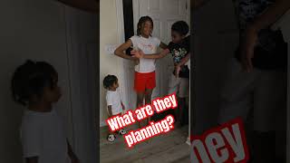 What are these SNEAKY KIDS planning 🤔 shorts relatable funny funnyshorts parenting [upl. by Dareg]