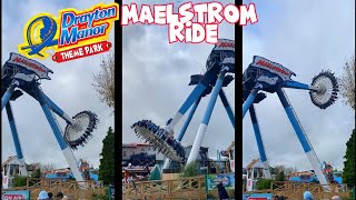 Theme Parks  Crazy Maelstrom Ride At Drayton Manor Park UK [upl. by Ettenaj]