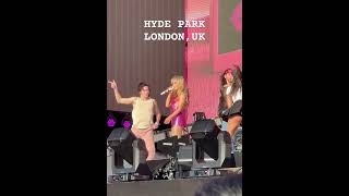 Sabrina Carpenter  Hyde Park London 2023 sabrinacarpenter nonsense concert live shorts pink [upl. by Oeram]