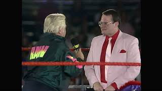 Jim Cornette debuts in the WWF Bobby The Brain Heenan marks out 1993 [upl. by Borchers62]