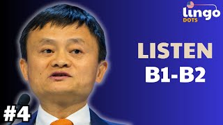 JACK MA  B1B2 English Podcast  B1B2 English Listening [upl. by Ymarej]