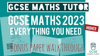 Every Topic You Need for Your GCSE Maths Exam  19th May 2023  Higher  TGMT [upl. by Einyaj199]