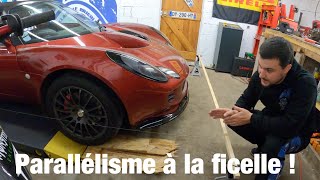 Faire soimême son parallélisme pour 0€🤩la technique de la géométrie à la ficelle👌 [upl. by Stelmach]