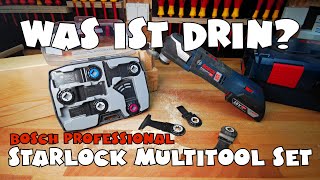 Ausprobiert Bosch Professional Starlock Multitool Set [upl. by Notsgnik]