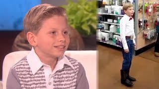 Yodel Boy Says Hes Performed at Walmart 50000 Times amp Gets MAJOR Surprise On Ellen [upl. by Adnoval607]