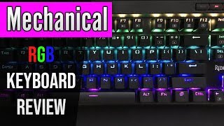 60 Redragon K580 RGB VATA Mechanical Gaming Keyboard Review [upl. by Elvyn]