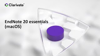 A class recording EndNote 20 essentials macOS [upl. by Raji]