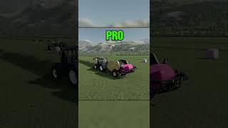 Noob Vs Pro Bale Wrapping fs22 [upl. by Esyle]