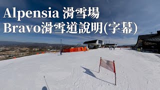 Alpensia滑雪度假村 Bravo 滑雪道  韓國滑雪 [upl. by Elicul]