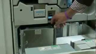 How to properly load paper for the Ricoh 6001 Copier [upl. by Ardelia]