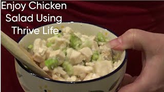 How to Make Chicken Salad Using Thrive Life Foods [upl. by Haon]