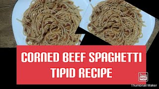 Corned beef Spaghetti  Tipid Spaghetti Recipe Mama Youngg version [upl. by Adnuahs719]