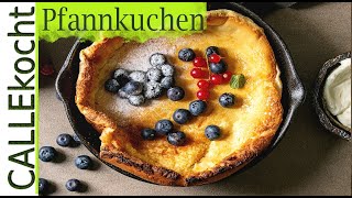 Omas Eierkuchen von Blaubeeren und Pflaumen Pfannkuchen Rezept [upl. by Haleeuqa]