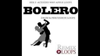 BOLERO DRUM LOOPS AUDIO SAMPLE [upl. by Rhys]