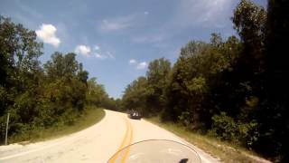 Ozark Mountains Motorcyle Ride Dragons Tail of Arkansas HWY 9 to Melbourne [upl. by Nannaihr822]