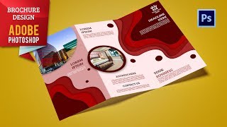 Tri Fold Brochure Design  In Photoshop cc tutorial by Adobe Tutorials [upl. by Akimrej]