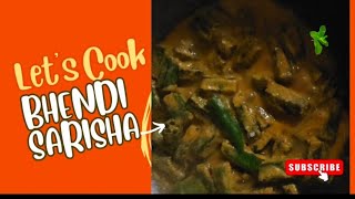 bhendi sarisha alpa tela use kri youtubeshorts youtuber youtuber cooking cookingchannel [upl. by Sedaiuqlem]