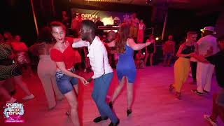 Tamba Salsaché amp Jasmin Jazzy  social dancing  CSSF 2022 Rovinj [upl. by Trudnak]