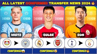 ALL LATEST CONFIRMED TRANSFER NEWS 2024 ✅🔥 [upl. by Atinus]