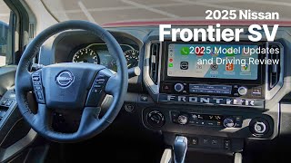 2025 Nissan Frontier  SV Trim  25 Model Year Updates and Driving Review [upl. by Llednol]