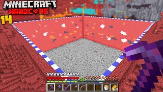 I Mined A 100x100 Area In THE NETHER In Minecraft Hardcore [upl. by Bastian451]