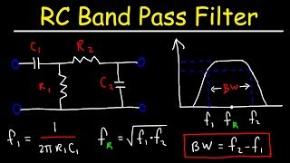 RC Band Pass Filters  How To Design The Circuit [upl. by Rosabella]