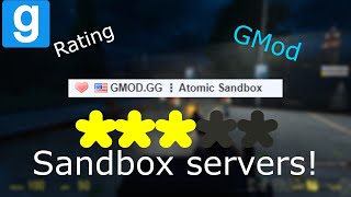 Rating Garrys Mod Sandbox servers [upl. by Ninahs]