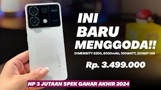 INI BARU MANTAP RAM 12256GB 6000mAh 100Watt  HP 3 JUTAAN SPEK GAHAR AKHIR TAHUN 2024 [upl. by Leinaj794]