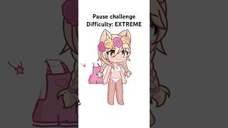 Gacha Life IMPOSSIBLE Pause Challenge gacha gachalife gachaclub glmv pausechallenge [upl. by Damle332]