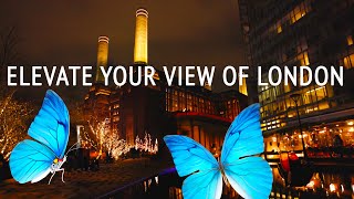 Elevate Your View Lift 109 Battersea Power Station Chimney Experience  360° Views of London [upl. by Rexanna]