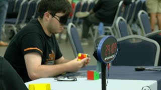 International competitors visit Louisville for Rubiks cube championship [upl. by Liemaj630]