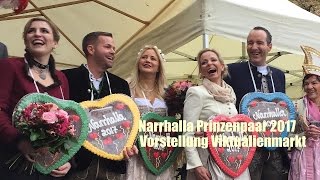 Narrhalla Prinzenpaar 2017 vorgestellt  Viktualienmarkt München am 11112016 [upl. by Blount]