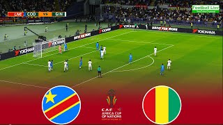 RD Congo vs Guinée  Coupe dAfrique des Nations de CAF 2024  eFootball PES Gameplay [upl. by Nama]