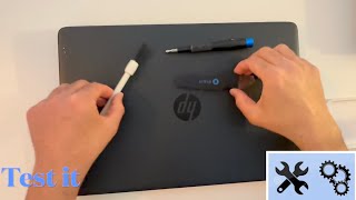 HP proBook 455 G1 disassembly  in 4k [upl. by Alleira]