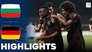 Germany vs Bulgaria  Highlights  U21 Euro Qualification 13102023 [upl. by Ned820]