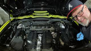 Installing HTC Clear Engine Cover on the 2024 Z06 c8z06 paragonperf rapidrev corvette c8 [upl. by Laemaj]