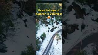 How Kashmir looks in December Month  View of Kashmir from Cable Car shorts shortvideo viral [upl. by Dwain771]