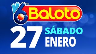 Resultado del Baloto del Sábado 27 de Enero de 2024 Ganador 😱🤑💰💵 [upl. by Vigor396]