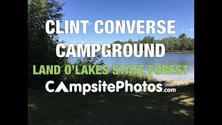 Clint Converse Campground  Land OLakes State Forest MN [upl. by Thomasin]