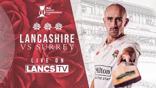 🔴 LIVE Lancashire vs Surrey  DAY TWO  Vitality County Championship [upl. by Marasco]